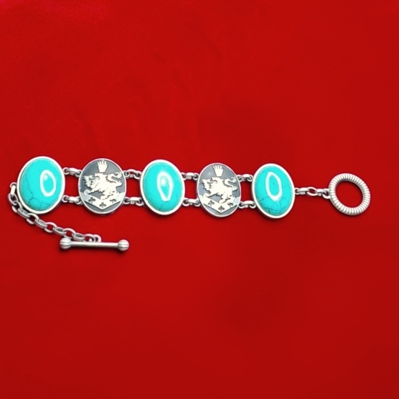 Twilight New Moon Alice Turquoise Cabochon Bracelet - Picture 5 of 9